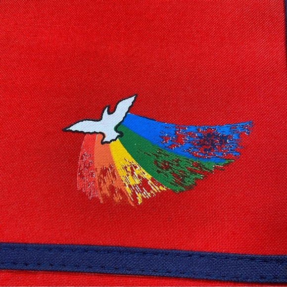 Vintage 70s Deadstock Ralfeaux Pride Peace Tote Bag - Picture 3 of 8